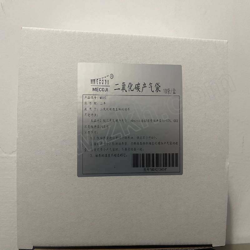 MECOJI/康盛生物 二氧化碳产气袋 M005 2.5L 1盒