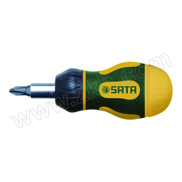 SATA/世达 超短款棘轮螺丝批组套 SATA-09348 6件 1套