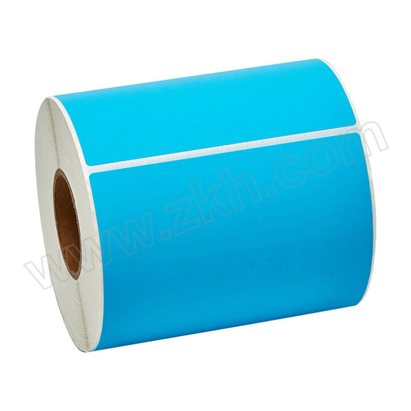 SZLDBZ/苏州零点包装 三防热敏纸标签 70mm×50mm×500张 蓝色 卷芯内径25mm 1卷