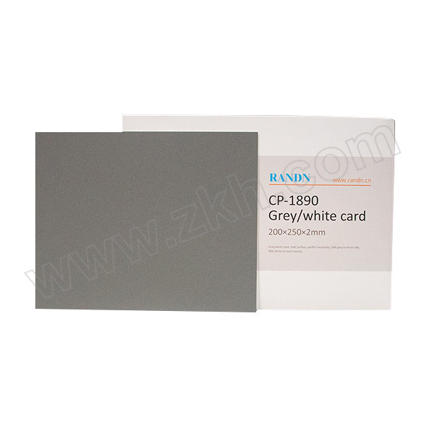 CALIBRITE/美国CALIBRITE 正反双面灰白测试卡 CP1890 18%灰卡+90%白卡 20×25cm 1张