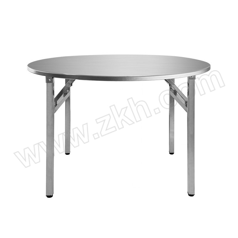 JINGWEI/京巍 201不锈钢折叠餐桌配10圆凳 JL295 1300×1300×750mm桌子290×290×460mm椅子 1套