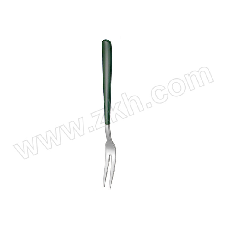 ENTE/恩诺特锐 不锈钢水果叉 ENTE-BXGSGC-08 13.2×1cm 304不锈钢 绿色+银色 1个