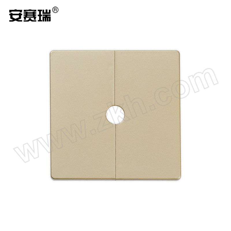 ANSAIRUI/安赛瑞 金色方形装饰盖孔 5D01003 孔径12mm 边长86mm 金色 1包