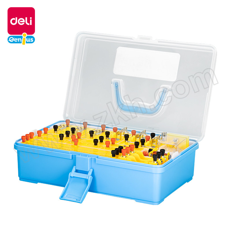 DELI/得力 电磁学实验箱 74397 基础款 (56个配件/盒) 1盒