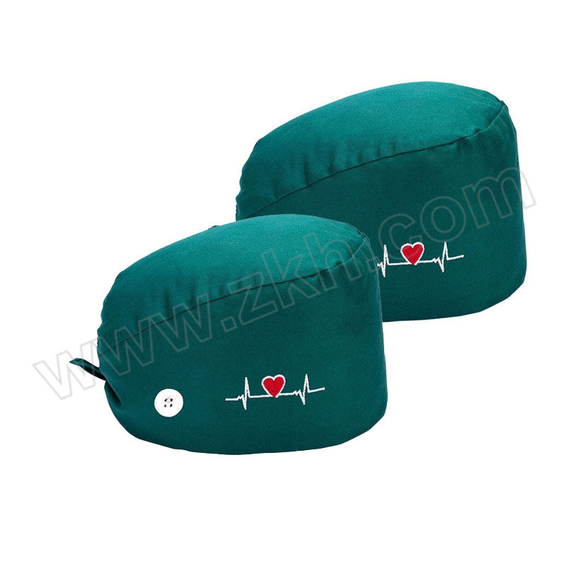 ALINIU/阿力牛 吸汗包头手术帽 ATB16 墨绿色 2顶 1包