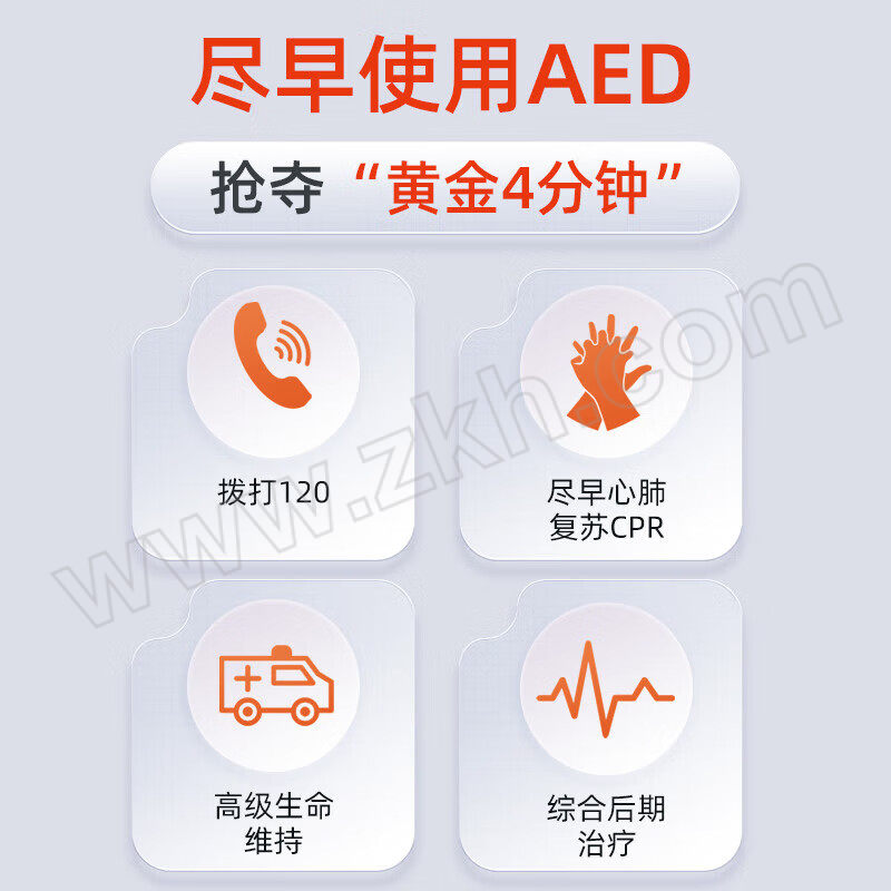 PRIMEDIC/普美康 半自动体外除颤器 HeartSave Y0 含电极片×1+电池×1+医疗配件包×1 1台