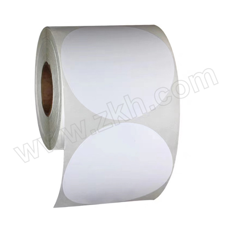SZLDBZ/苏州零点包装 圆形标签 φ80mm 合成纸加黏不干胶 卷芯内径40mm 1卷