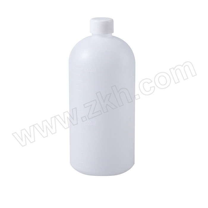 LABSHARK PE塑料试剂瓶 130112009 小口 2L 白色 有内盖 1个