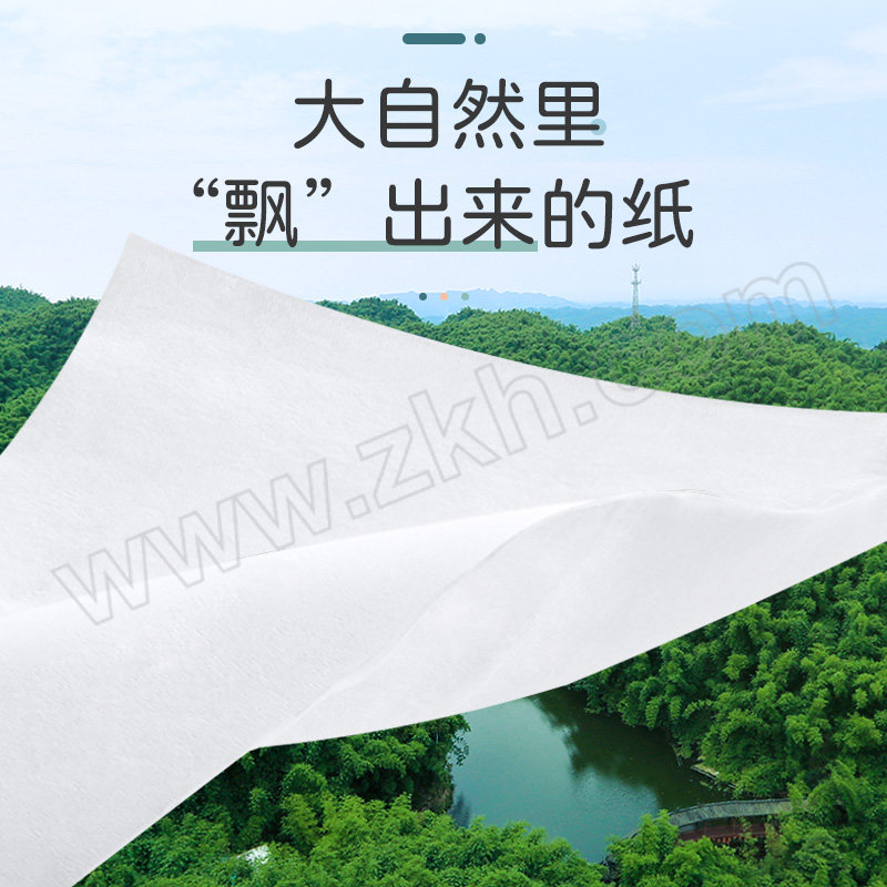 C CHIOCE/采琪采 清新系列白色抽取纸面巾纸 QZR021B30A 115×175mm 60抽×30包 1组