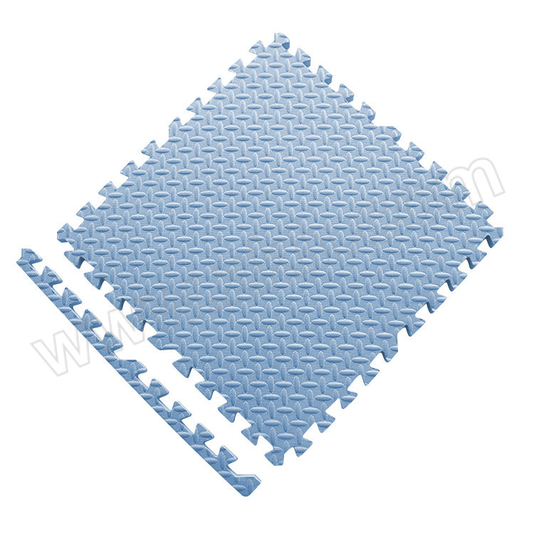 ENTE/恩诺特锐 泡沫地垫 ENTE-BJP-133 尺寸30×30cm 厚度20mm 蓝灰色 树叶纹 含1根边条 1张
