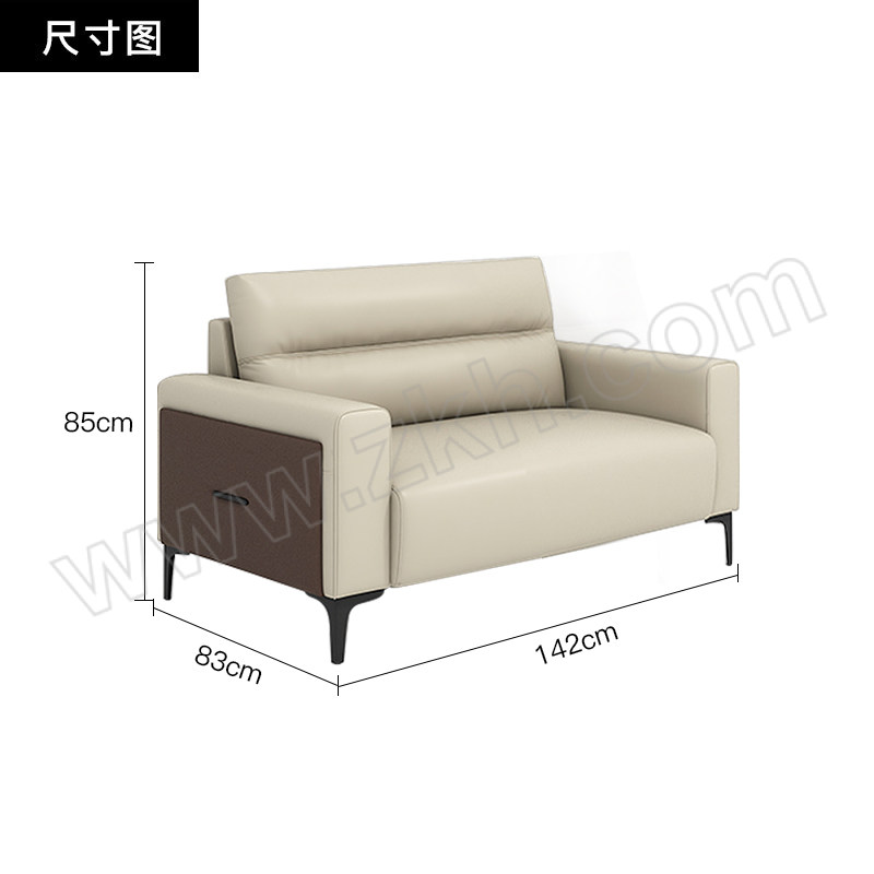SH/斯翰 加厚西皮沙发双人位 SF-139 1张
