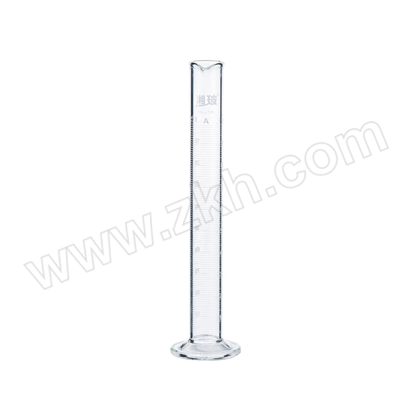 XB/湘玻 玻璃量筒 120102014 100mL 圆底 量出式 3.3高硼硅玻璃材质 A级包过检 1盒
