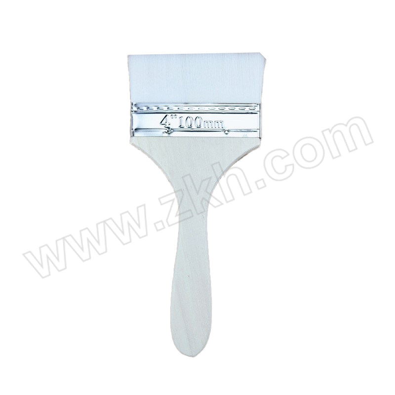 PINLEDI/品乐涤 水性羊毛刷 P6265B4 4" 短毛款 毛长36×毛宽95mm 白色 1把
