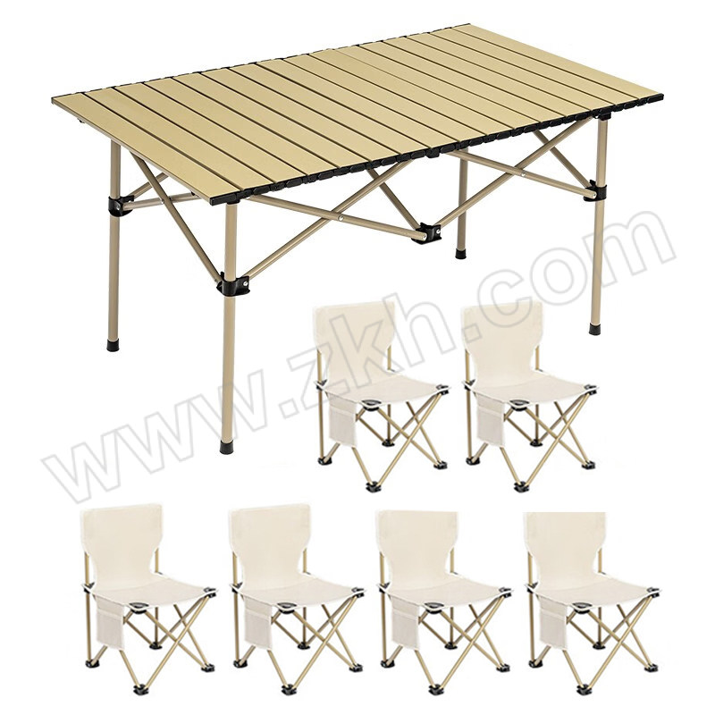 CHUANFENG/传枫 露营桌子户外椅子组合套装 CZ-2007 桌子+6把椅子 1套
