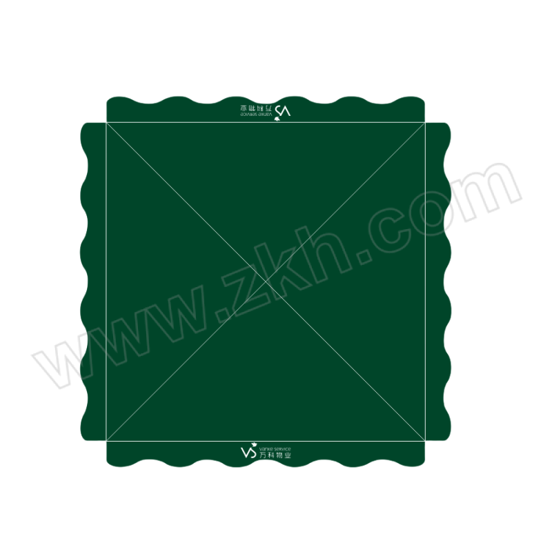 HUAIFENG/淮风 户外遮阳伞(定制款) HFZYSWK 2.2×2.2×2.55m 绿色 1把