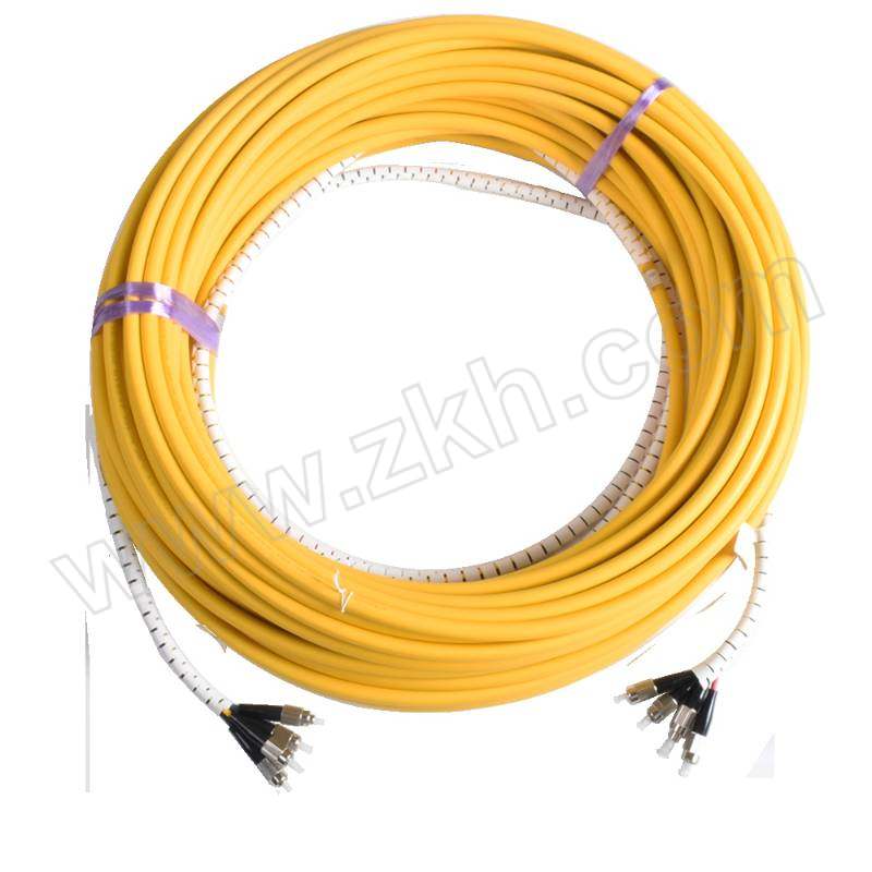 COECOM/科羿康 4芯SC-SC单模阻燃分支分色光纤光缆 CT-GJBFJZV-4B1-SC/SC-20 20m 1根