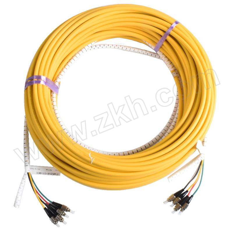 COECOM/科羿康 4芯SC-SC单模阻燃分支分色光纤光缆 CT-GJBFJZV-4B1-SC/SC-20 20m 1根