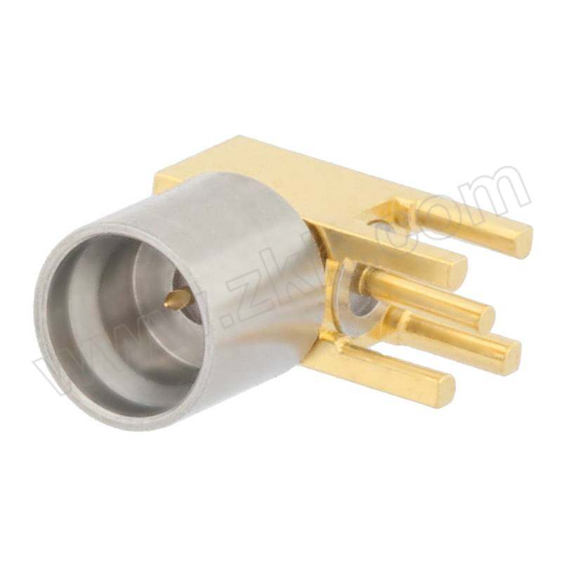 PASTERNACK/美国PE 射频连接器 PE44934 SMP直角弯公头全擒纵连接器 焊接式 适用穿孔 PCB 1个