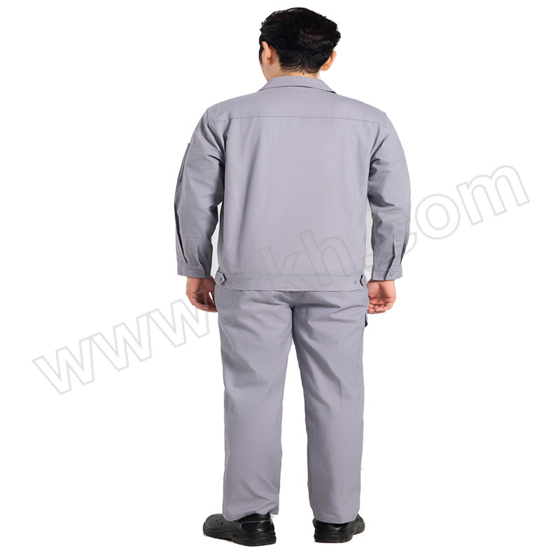 TOPRUI/拓普瑞 春秋季全棉长袖工作服套装中灰色 M903 4XL/190码 上衣×1+裤子×1 1套