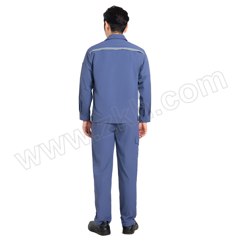 TOPRUI/拓普瑞 夏季速干长袖工作服套装深铁灰色 S804 S/160码 上衣×1+裤子×1 1套