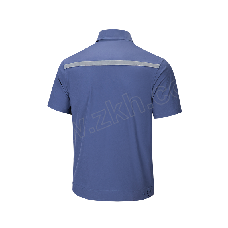 TOPRUI/拓普瑞 夏季速干短袖工作服上衣 S604 3XL/185码 深铁灰色 1件