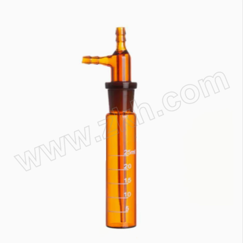 WEIZ/威制 棕色冲击式吸收瓶 WZ-UFP-047 直形 25mL 1个
