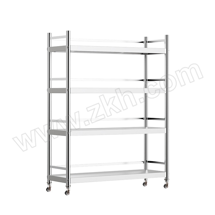 ENTE/恩诺特锐 不锈钢置物架 ENTE-BXGZWJ-09 尺寸1300×300×1350mm 四层 带轮子 1个
