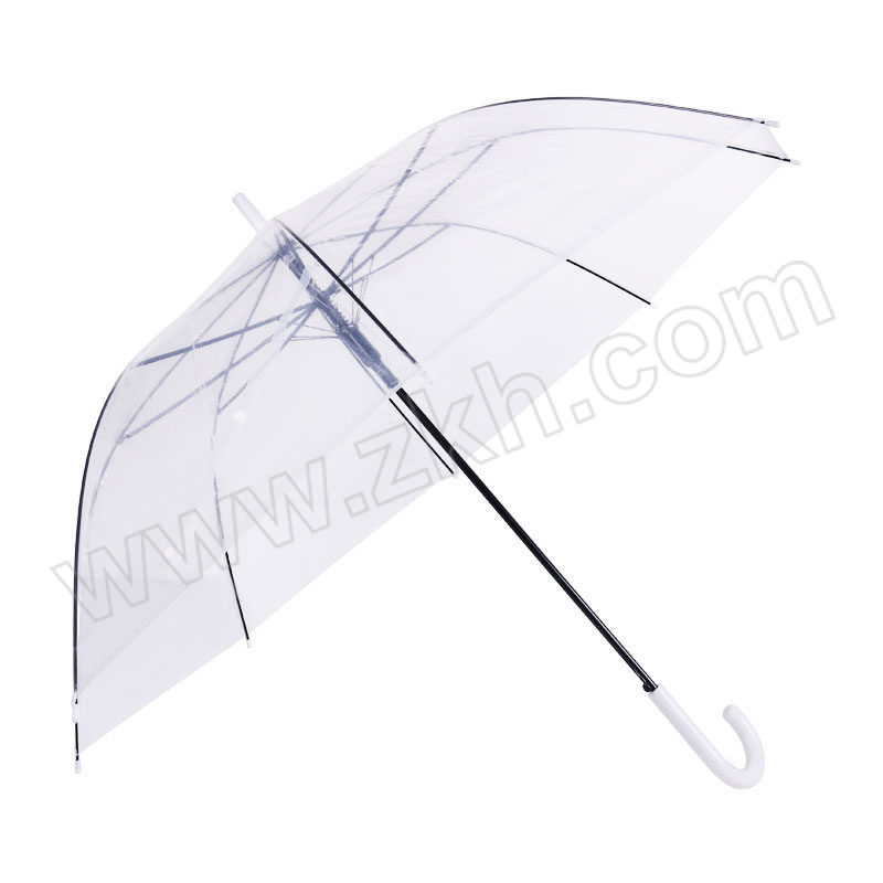 JZSB/京洲实邦 透明塑料雨伞 JZSB-YS-574 透明雨伞72×94cm 1把