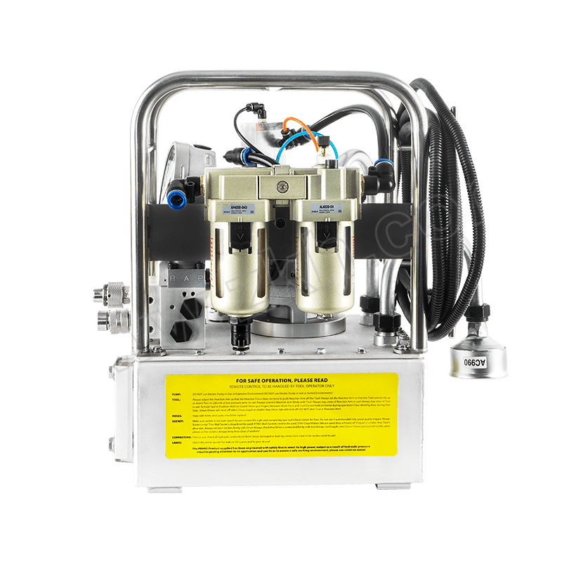PRIMO/普锐马 气动液压扳手泵 PA8042A1 最大工作压力70MPa 适用气压0.5~0.7MPa 气量:2.2 m³/min 气动马达3kW 重量21kg 1台