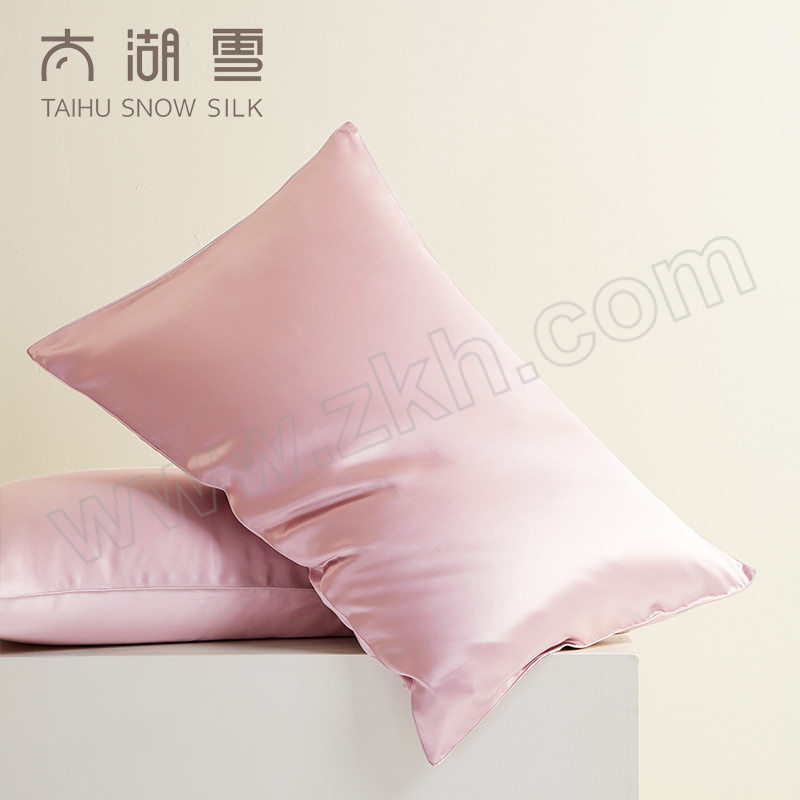 TAIHU SNOW SILK/太湖雪 纯色真丝枕套 0508010152 樱花粉*2 1个
