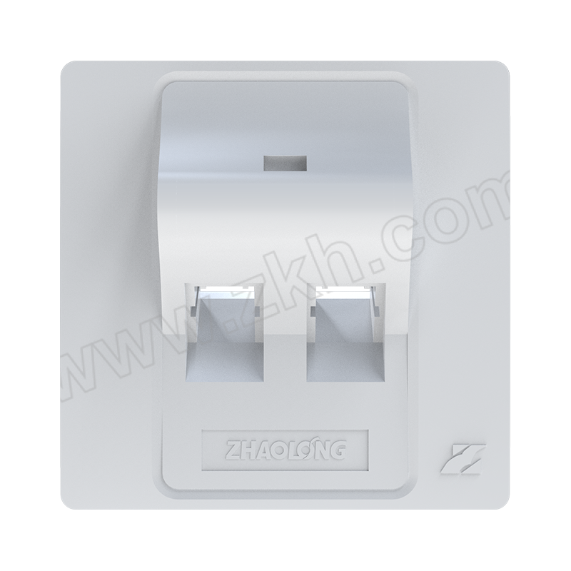 ZHAOLONG/兆龙 86式双口光纤面板 ZL8040201002 1个