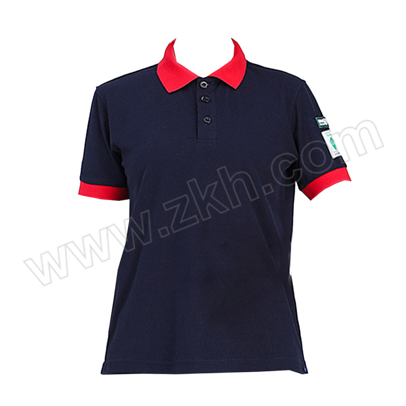 ZHELJ/浙蓝鲸 夏季薄款抗静电加油站工作服 ZLJ-FJDGZF-710 M/165 藏青色 1件