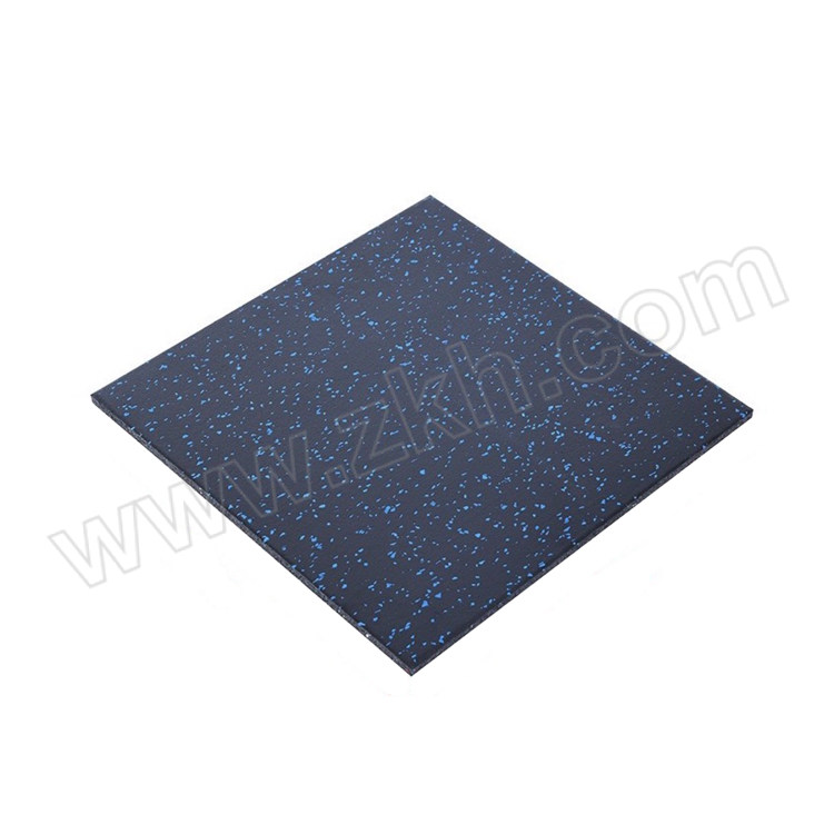 ENTE/恩诺特锐 健身房地垫 ENTE-JSF-D6 500×500×20mm 黑底蓝点 上细下粗型 1张