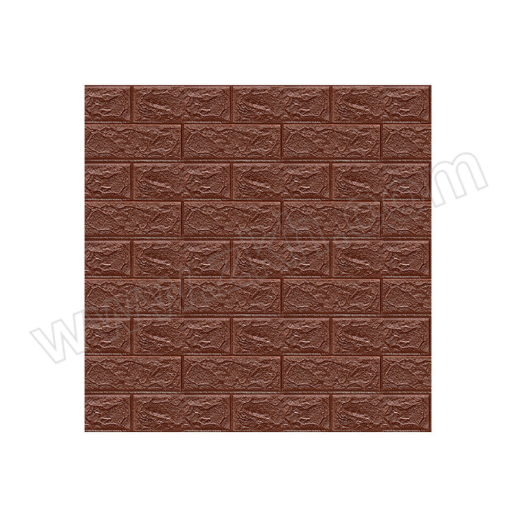 ENTE/恩诺特锐 墙砖纹壁纸 ENTE-QZBZ-Z23 77×70cm 厚度4.5mm 砖纹款 咖啡色 1张