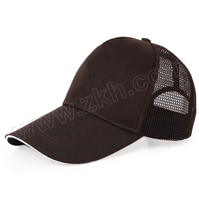 JZSB/京洲实邦 可定制logo防晒遮阳帽 JZSB-ZYM-258 可定制 网帽咖啡 1个