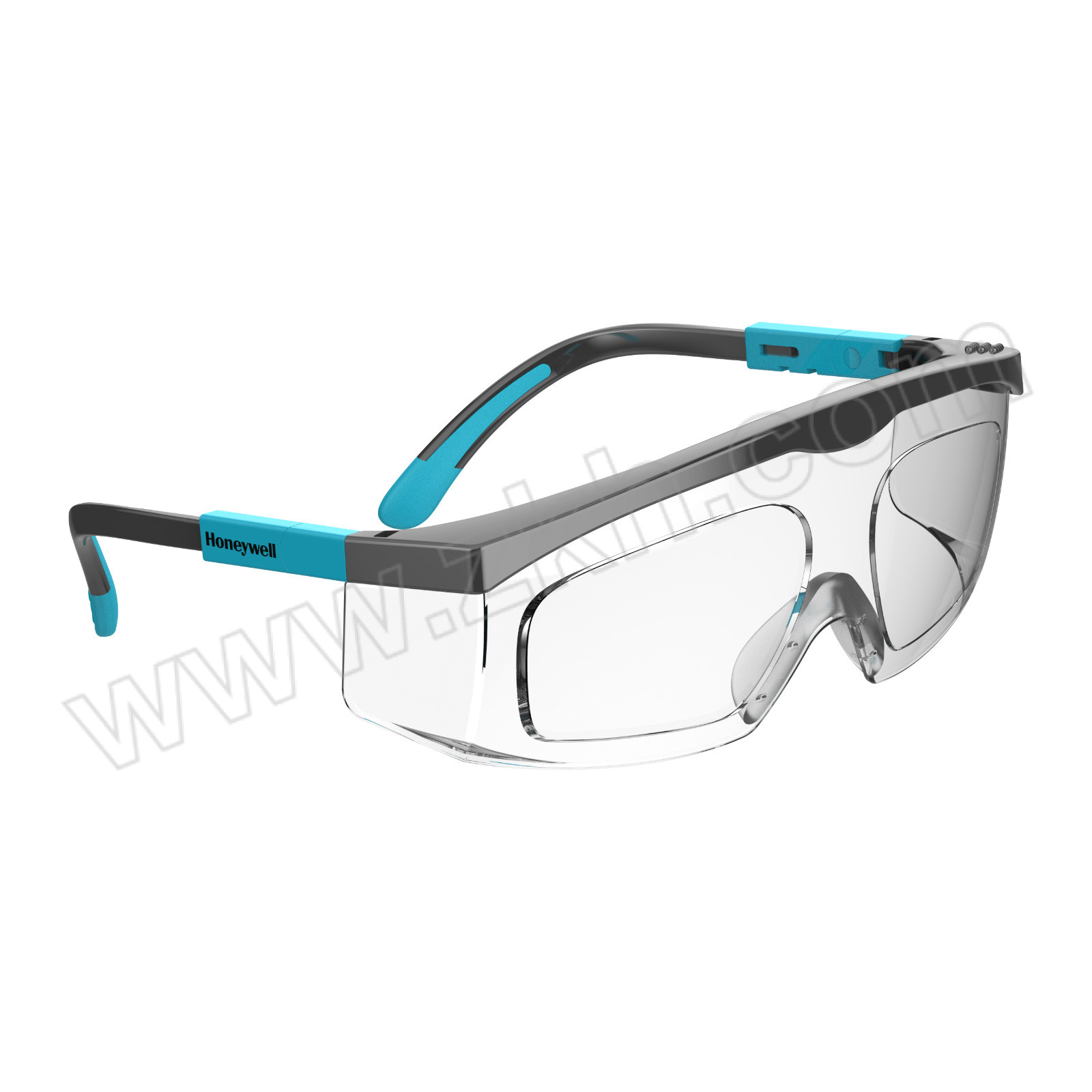 HONEYWELL/霍尼韦尔 RX200G 进阶款矫视安全眼镜 RXF19008 透明防雾镜片 静谧蓝镜框 含镜盒 光度0~-8.00 散光 0~-2.00 1副