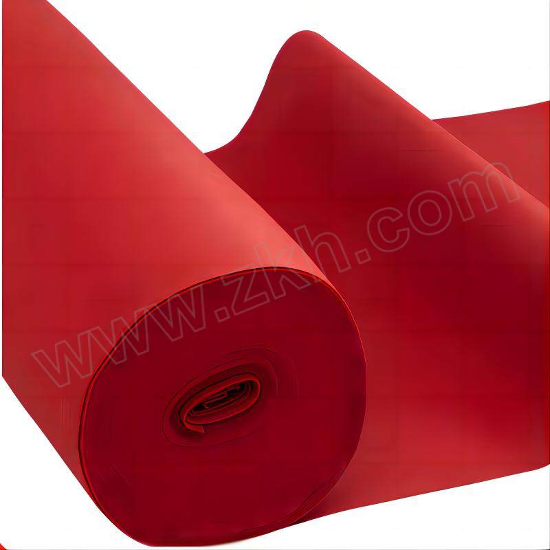 JINFUXIN/锦福鑫 一次性迎宾红毯地垫 长100m×宽1.0m×厚2mm 红色 1卷