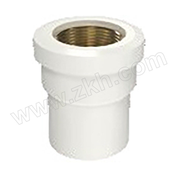 ERA/公元 铜内丝直接头(PVC-U给水配件)白色 dn20×RC1/2" 1只