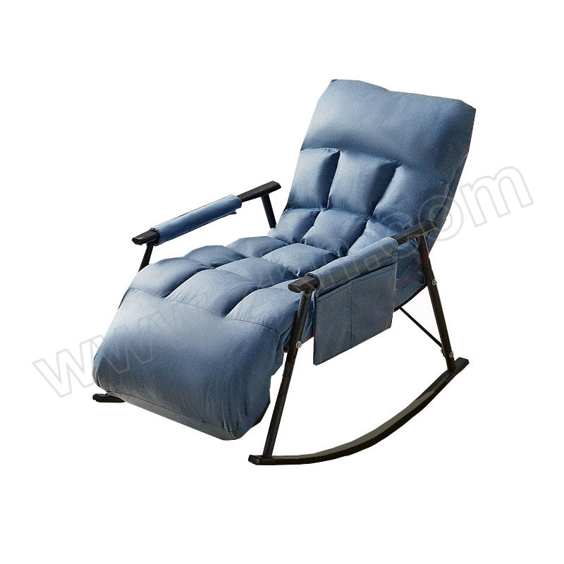 DAODING/稻丁 可调节角度摇椅躺椅 DD-TY-001 深海蓝+黑色 900×600×530mm 1张