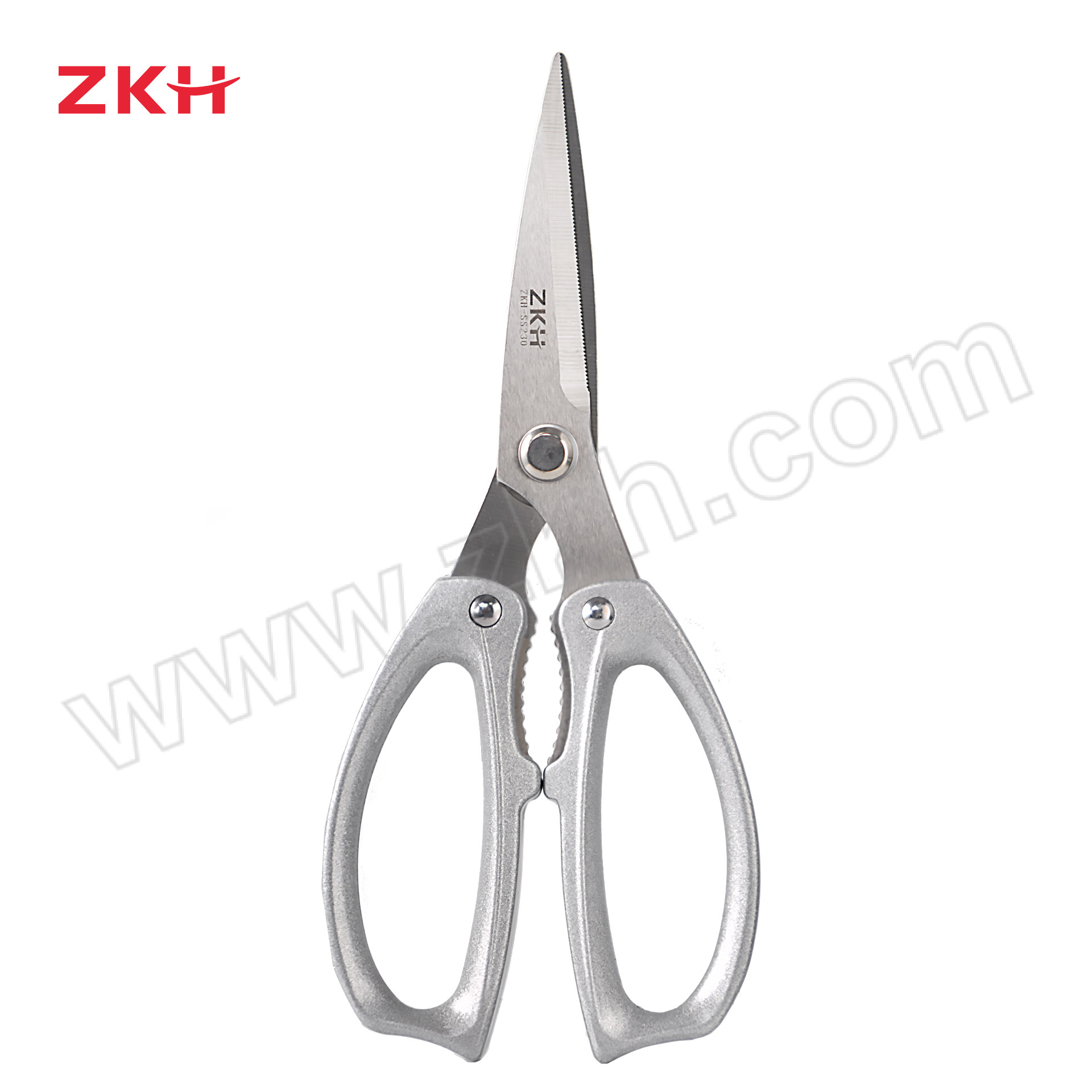 ZKH/震坤行 8"强力不锈钢剪刀 ZKH-SS230 铝合金手柄 202×84mm 1把