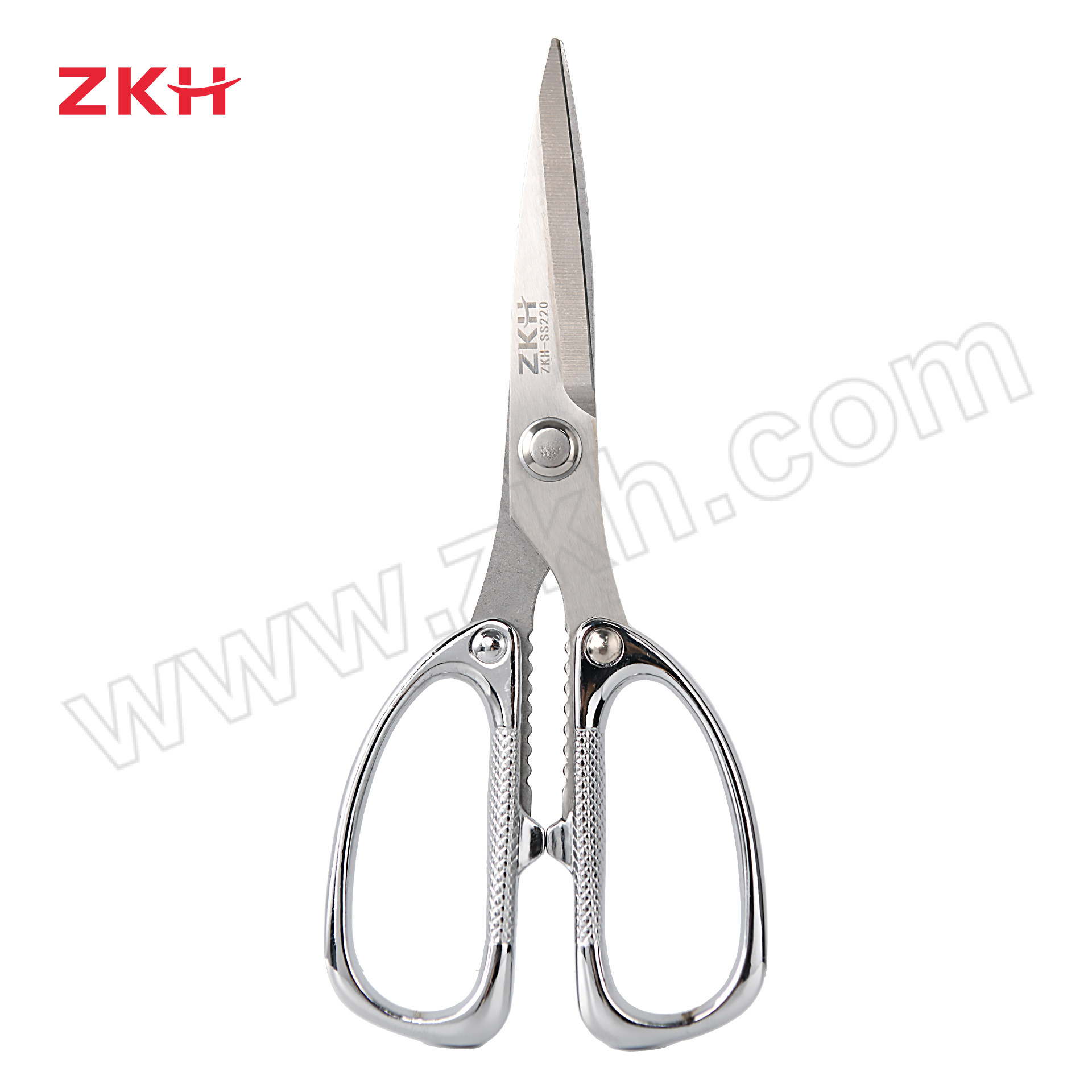ZKH/震坤行 7"强力不锈钢剪刀 ZKH-SS220 锌合金手柄 190×82mm 1把