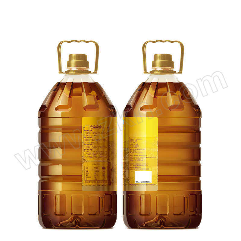 FLM/福临门 家香味老家土榨菜籽油 FLM-039 5L(非转基因)+400mL 1组