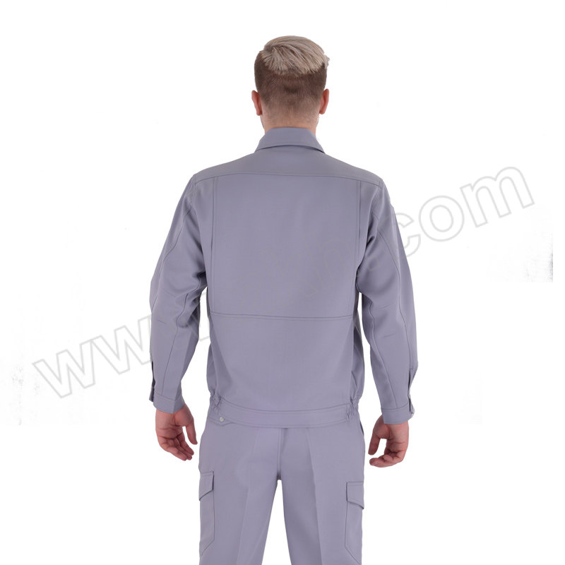 SCOTORIA/斯卡地尔 免烫涤盖棉工作服 PC15TOJ201 3XL 中灰色 上衣×1+裤子×1 1套