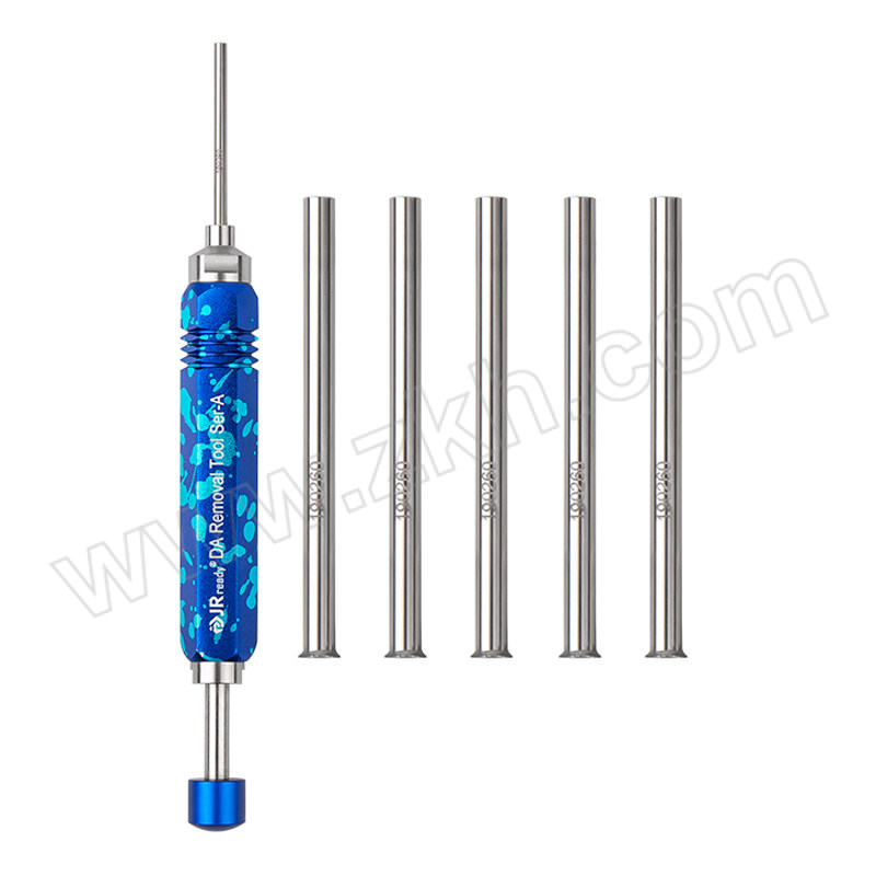 JRREADY/杰锐德 FL4.14mm间距连接器圆管取针工具 DAP-T190260退针器+撑齿管*5 1套