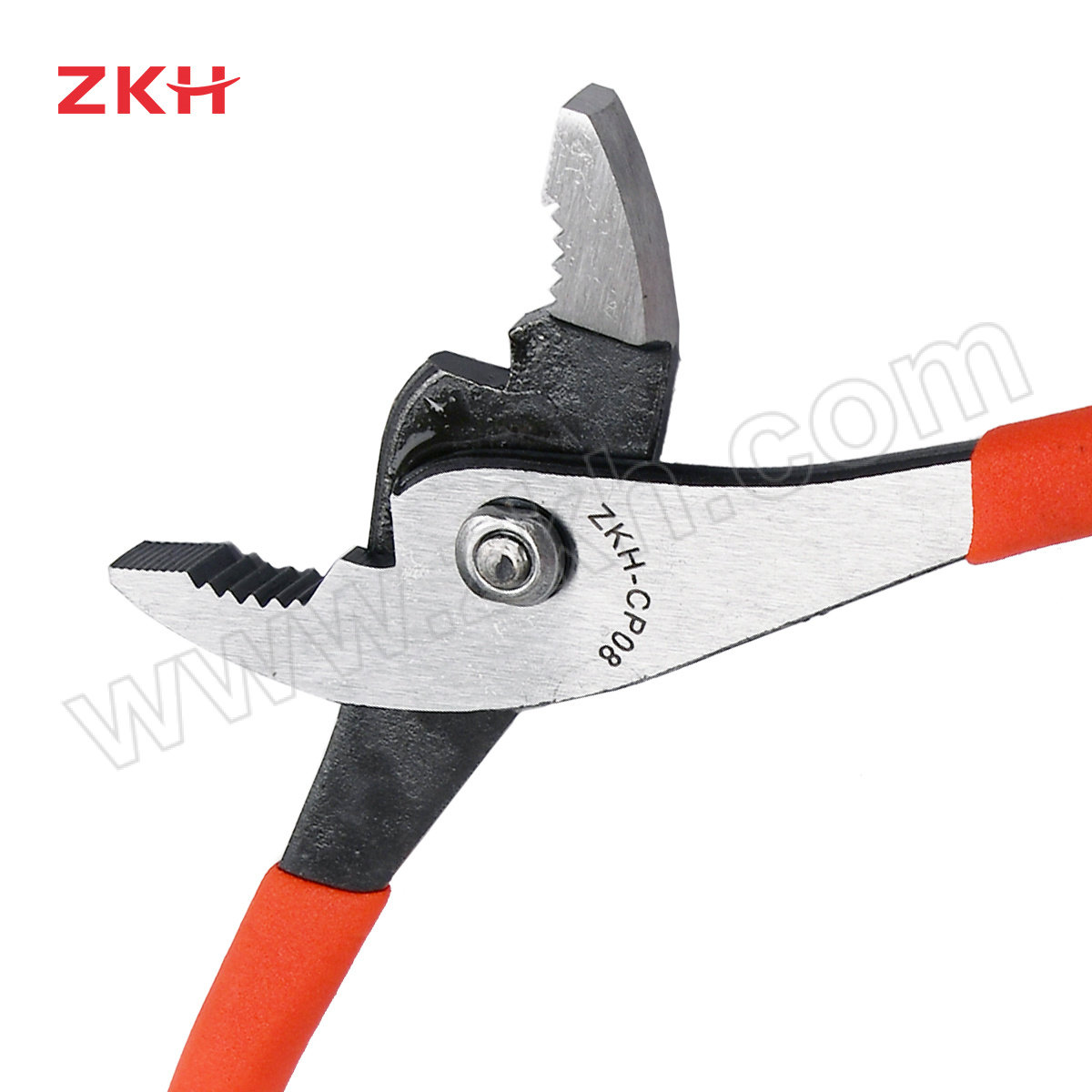 ZKH/震坤行 工业级沾塑柄鲤鱼钳 ZKH-CP06 6" 1把