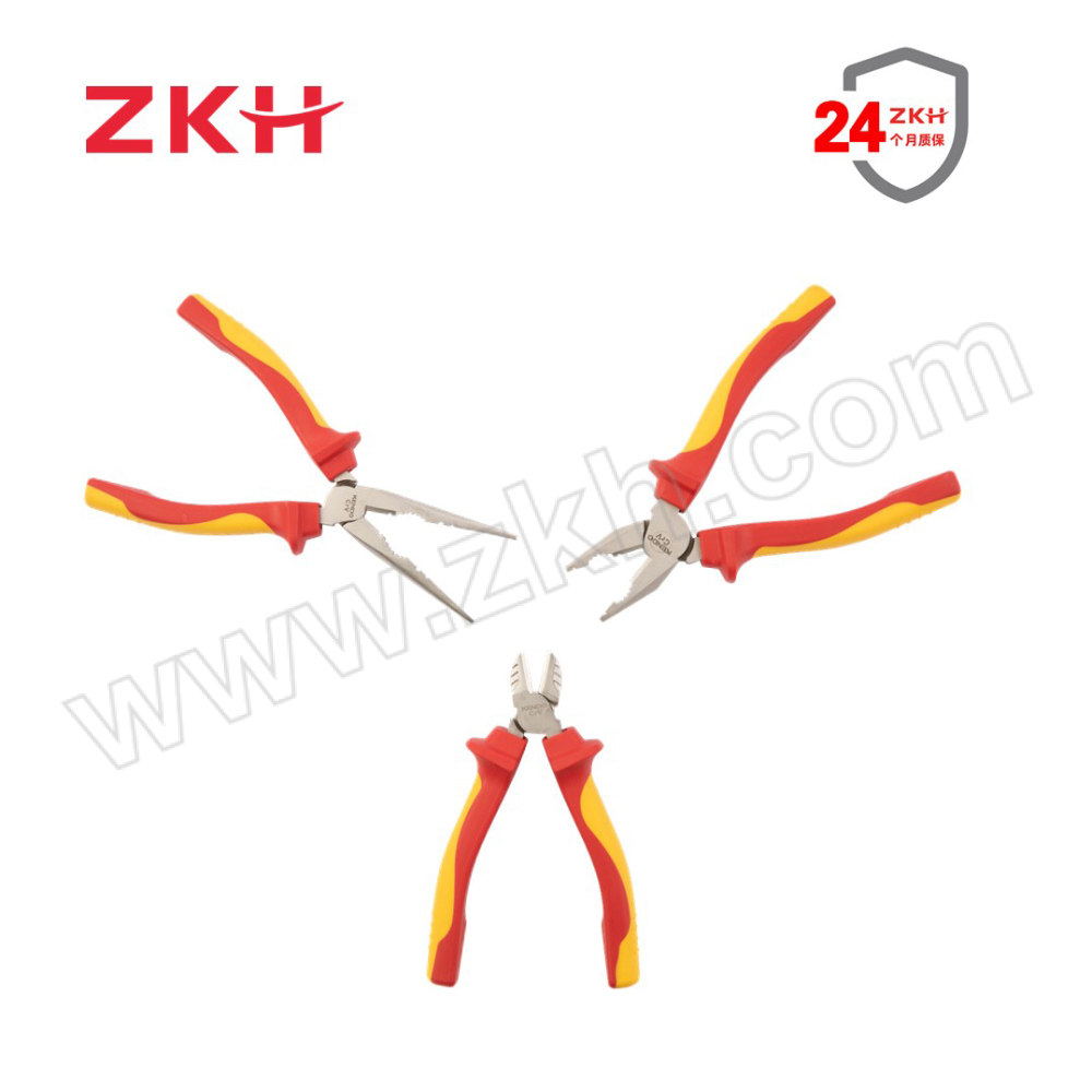 ZKH/震坤行 3件套绝缘钳类组套 ZKH-85134 联名品牌KENDO 1套
