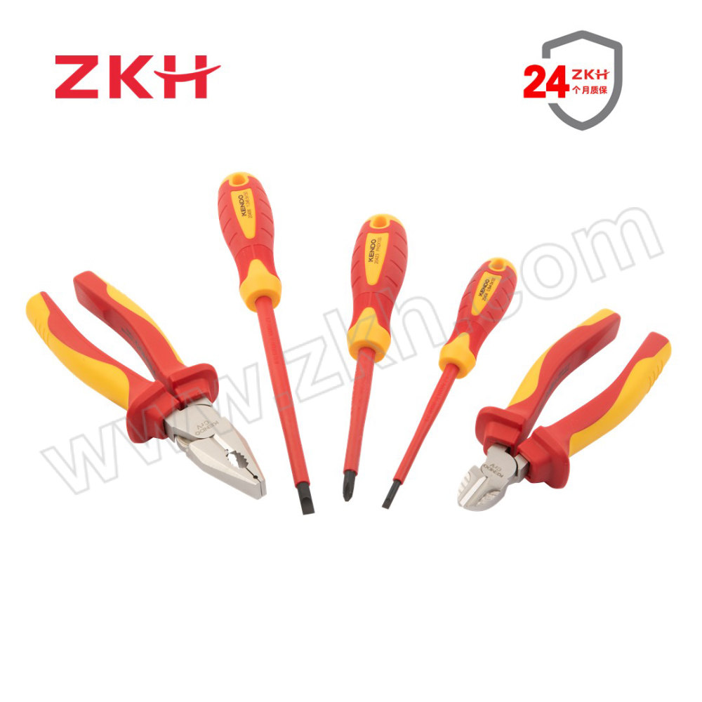 ZKH/震坤行 5件套绝缘钳类组套 ZKH-85136 联名品牌KENDO 1套