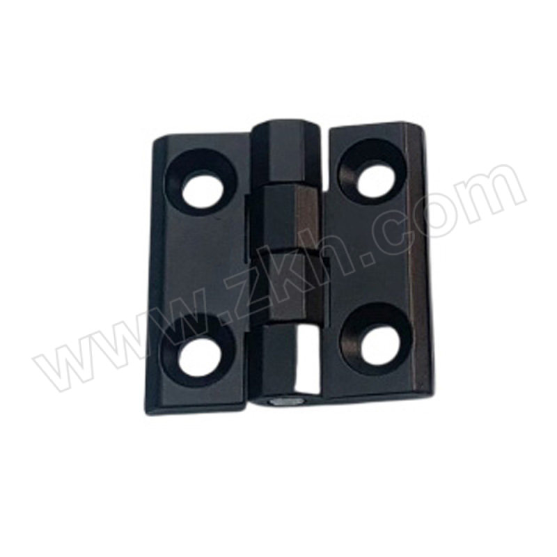 JHS/集华世 配电箱柜合页 JHS-HY-107 236-3 厚5mm 黑色 40×40mm 孔5mm 锌合金 1个