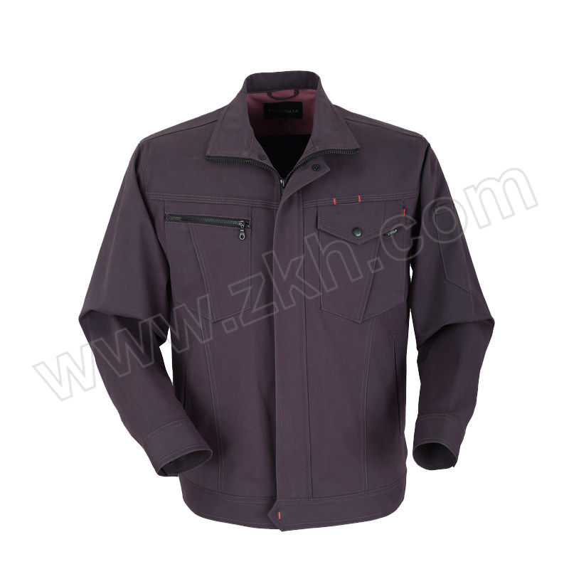 SCOTORIA/斯卡地尔 舒适磨毛工作服单上衣 PC19TC1901 L/170 铁灰色DG 1件