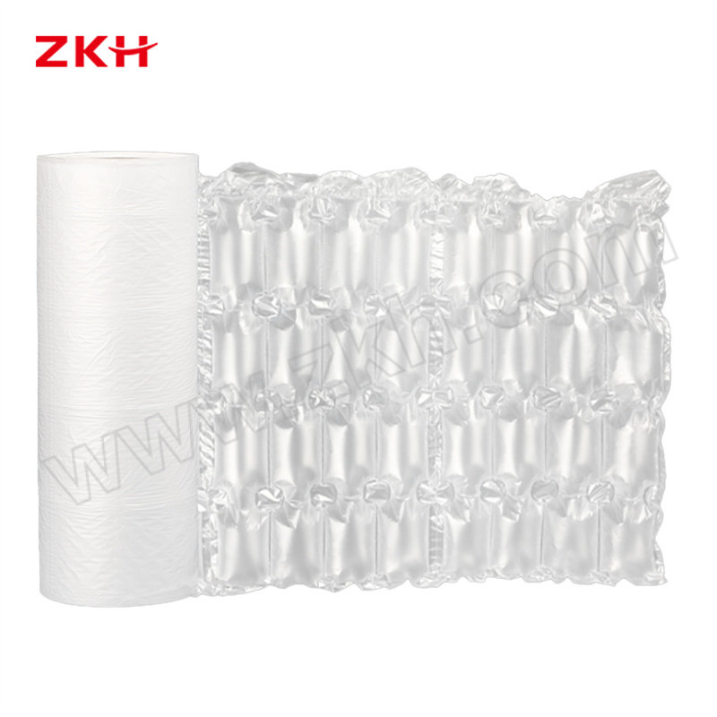 ZKH/震坤行 填充气泡袋四节式 加厚款 可撕拉 单片尺寸40*25cm 整卷宽度40cm 长度300m 厚度18μm 未充气 1卷